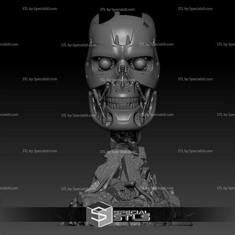 Terminator 2 Judgement Day Bust STL Files SpecialSTL