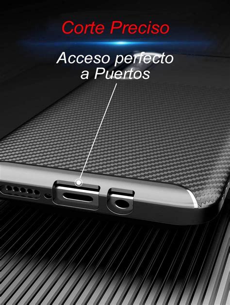 Funda Case Para IPhone 13 Mas Mica Hidrogel Rugged Carbon De Fibra