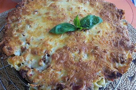 Pasta Kuchen Mit Tortiglioni Von Kr Uterlady Chefkoch