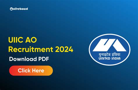 Uiic Ao Recruitment Notification Exam Date Out