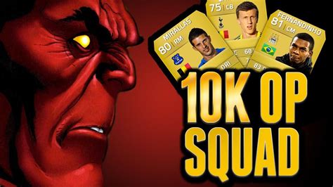 Fifa Most Overpowered Sweaty K Squad Builder Ultimate Team Youtube