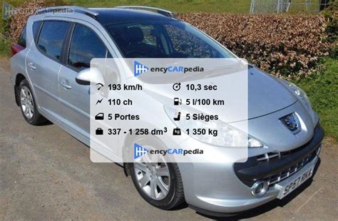 Peugeot Sw Hdi Fap Fiches Techniques Performances