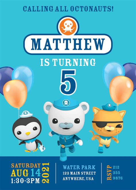 The Octonauts Free Printable Kit Imprimibles Para Fiestas Gratis