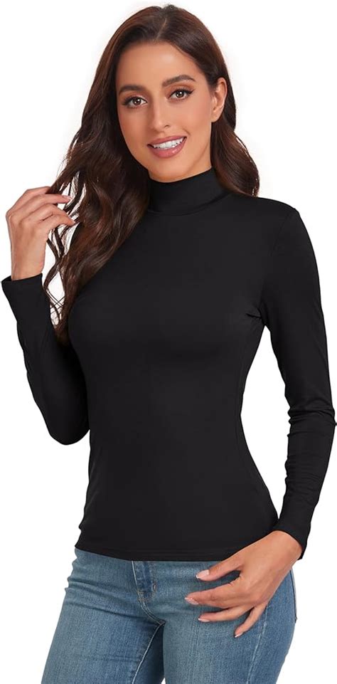 Women S Mock Neck Long Sleeve Deals Bellvalefarms