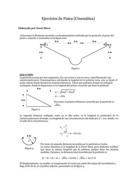 Ejercicios Resueltos De F Sica Cinem Tica Josu Mora Udocz