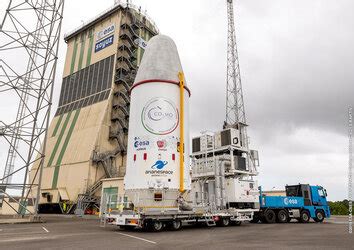 Esa Cheops Arrives At The Soyuz Launch Pad