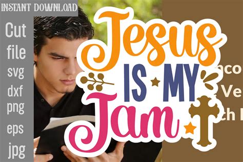 Jesus Is My Jam Svg Cut File Graphic By Simacrafts Creative Fabrica