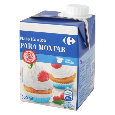 Nata Para Montar L Quida Carrefour Ml Supermercado Online Carrefour