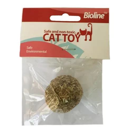 Merienda Catnip Bola Compacta Bioline Alta Calidad Cuotas sin interés