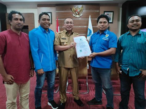 KNPI Kota Ternate Sosialisasi SK Kemenkumham Ke Pemkot NuansaMalut