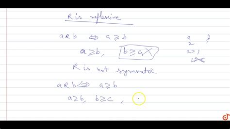 Let Z Be The Set Of A Integers And Let R Be A Relation On Z Defined By