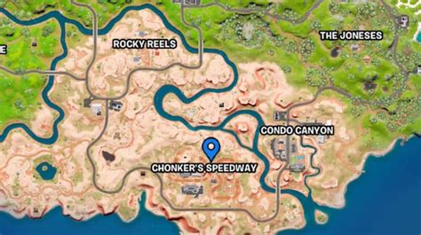 Where To Find The Level Up Token At Chonkers Speedway In Fortnite Chapter 3 Season 1 Gamepur