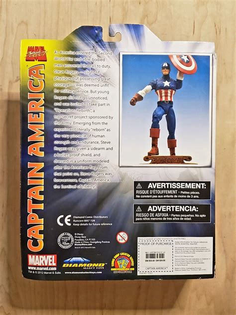 🗨🇺🇲 Marvel Select Classic Captain America Action Figure 2012 🇺🇲🗨 Ebay