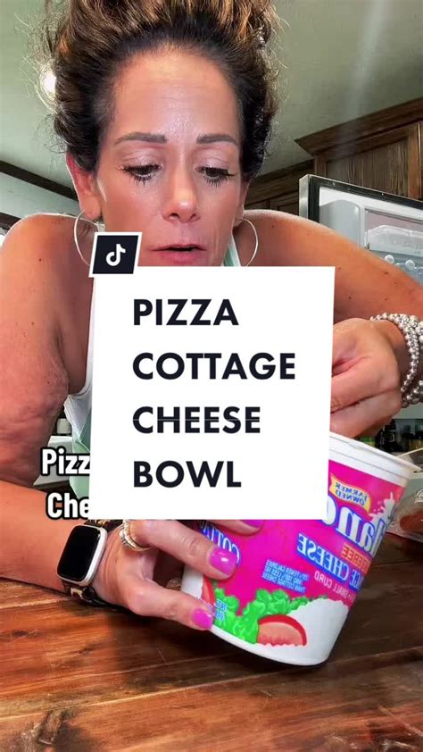 Another Day Another Cottage Cheese Bowl Pizza Cottagecheese Easyre Cotta Cottage