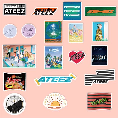 92pcs Ateez Sticker Pack Zero Fever Part3 Album Sticker Pack