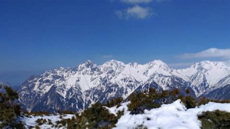 ゆっくり山小屋泊で行く！残雪の北アルプス・蝶ヶ岳登山！