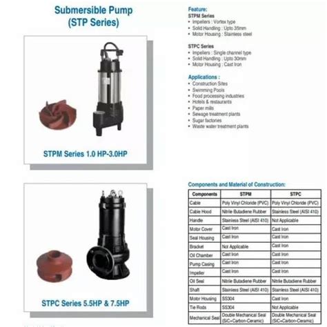 Crompton Stpm Hp Sewage Submersible Pump At Rs Piece