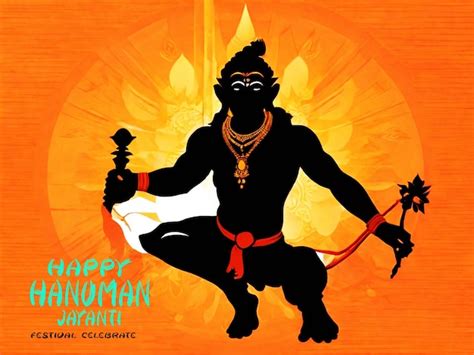 Bonne F Te De Hanuman Jayanti C L Bration De La Naissance Du Seigneur