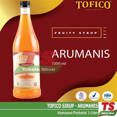 Jual Tofico Arumanis Mango Syrup Liter Tofico Arumanis Mango Sirup