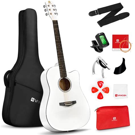 Acoustic Guitar Cutaway Acoustic Guitar Full Size Dreadnought Acustica Guitarra Bundle With Gig