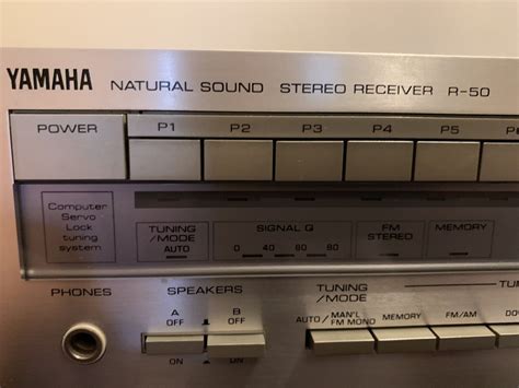 Yamaha Natural Sound Receiver R 50 Only The Radio Was Tested And It