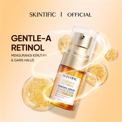 Skintific Gentle A Retinol Renewal Serum Ml Lazada Indonesia