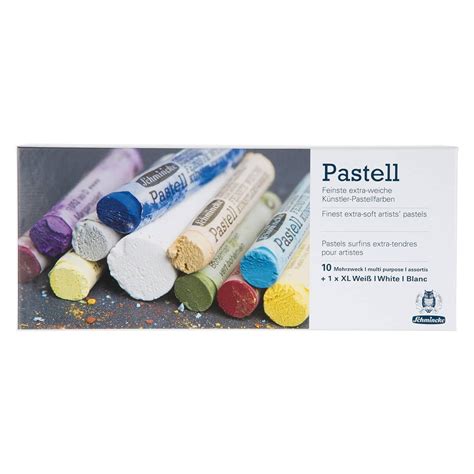 Schmincke Soft Pastels Box Set Of 10 1 White Xl Stick Jerry S Artarama