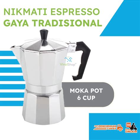 Jual Moka Pot Cup Mokapot Coffee Espresso Maker Alat Seduh Buat Kopi