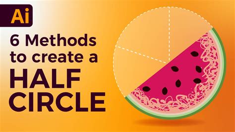 How To Create A Half Circle In Illustrator