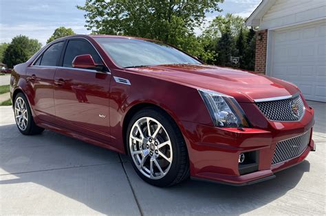 Mile Cadillac Cts V Sedan Speed For Sale On Bat Auctions