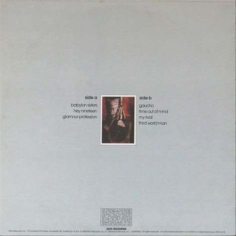 Steely Dan ‎– Gaucho - 1980 – Vinyl Pursuit Inc