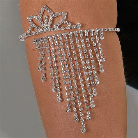 Rhinestone Upper Arm Cuff Sale