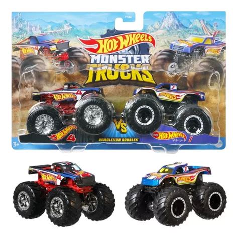 Carrinho Hot Wheels Monster Truck 1 64 Metal Original Mattel Frete grátis