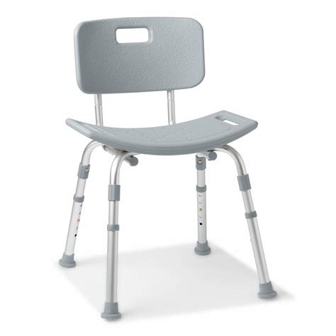 Medline Elements Adjustable Shower Chair With Microban Antimicrobial