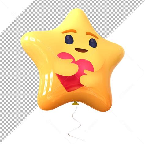 Emoji D Rea O Feliz E Abra Ando O Cora O Elemento Forma De Estrela