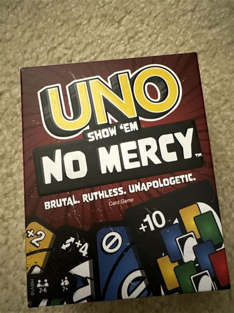 UNO Show Em NO MERCY Card Game New Sold Out TikTok 2023 IN HAND Free