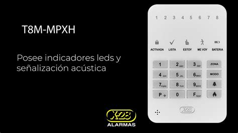 Mini Teclado Modelo T M Mpxh De X Alarmas Youtube