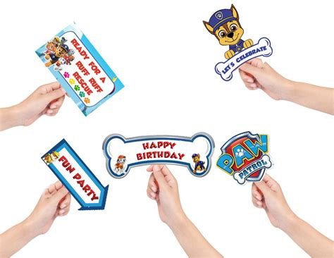 Buy Paw Patrol Theme Party Photo Booth Props Party Supplies