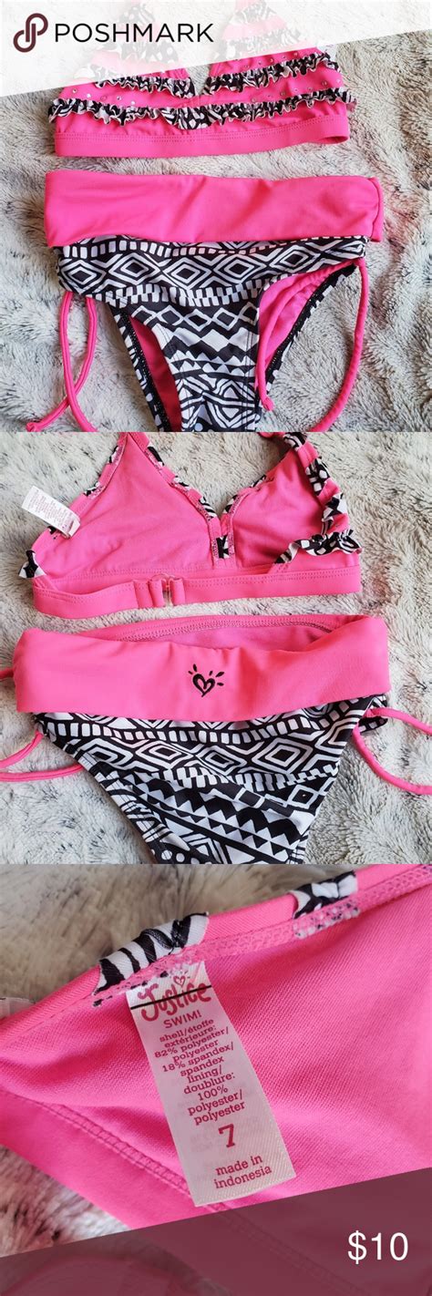 Justice Bikini Bikinis Black Bikini Bikini Colors