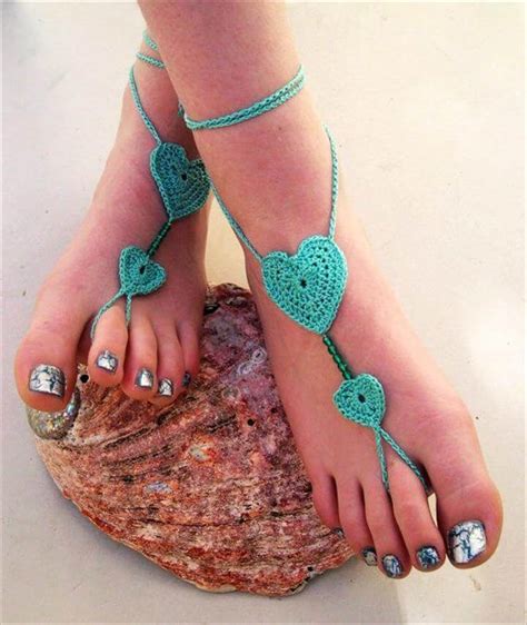 Barefoot Crochet Sandals Pattern Ideas Diy To Make