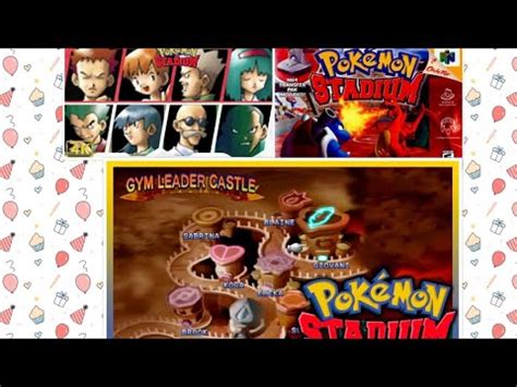 Pokemon Stadium Gym Leader Castle Game Play Part 1 YouTube