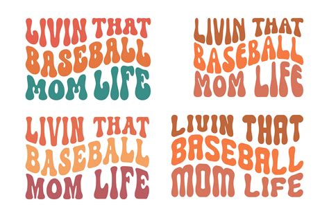 Livin That Baseball Mom Life T Shirt Graphic By Hosneara 4767