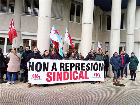 A CIG clama contra a represión sindical coincidindo co xuízo a un