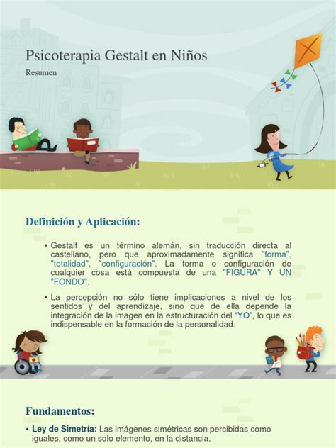 Psicoterapia Gestalt En Niños Terapia Gestalt Psicología