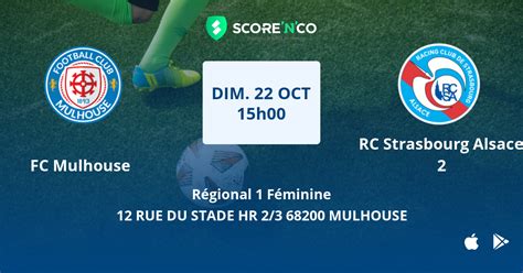 FC Mulhouse RC Strasbourg Alsace 2 Football