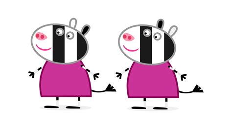 Drawing Zuzu Zaza Zebra From Cartoon Peppa Pig Using Coreldraw Youtube