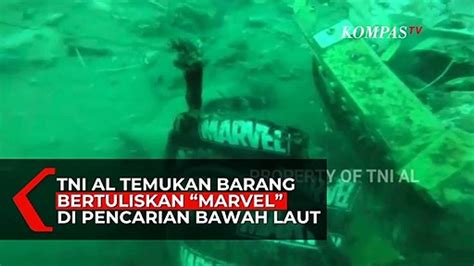 Barang Diduga Tas Marvel Ditemukan Di Bawah Laut Pencarian Sriwijaya