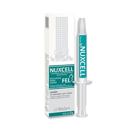 Nuxcell Fel Suplemento Exclusivo Para Gatos 2 G Biosyn Empório dos