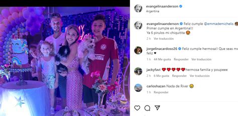 Evangelina Anderson Celebró El Primer Cumpleaños De Su Hija Emma En