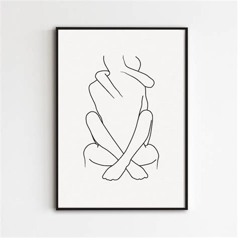 Romantic Line Art Etsy